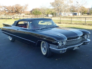 Right front 1960 Cadillac Series 62 Convertible