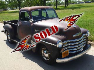 Right front 1951 Chevrolet 3100 5 Window Pickup